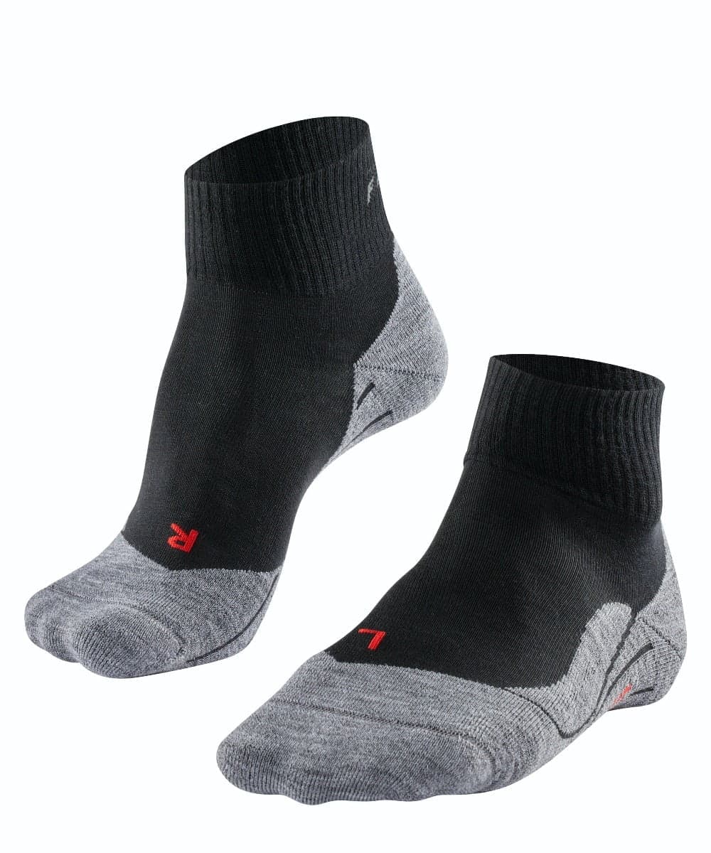 Tk5 Kurze Damen Wandersocken – Schwarz – 39-40