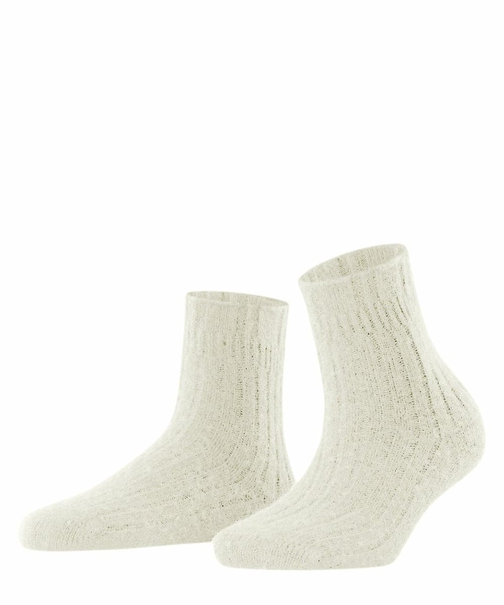 Bettsocken Mit Ripp Damen Socken – Offwhite – 39-42