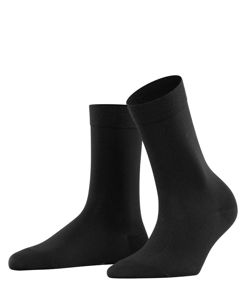 Falke Baumwoll Touch Damen Socken – Schwarz – 35-38