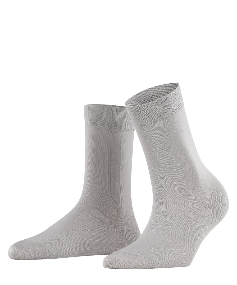 Falke Baumwoll Touch Damen Socken – Silber – 35-38