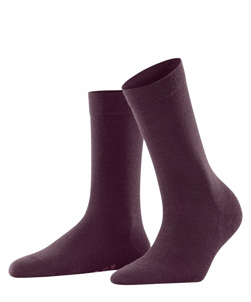 Softmerino Damensocken – Bordeaux – 39-40