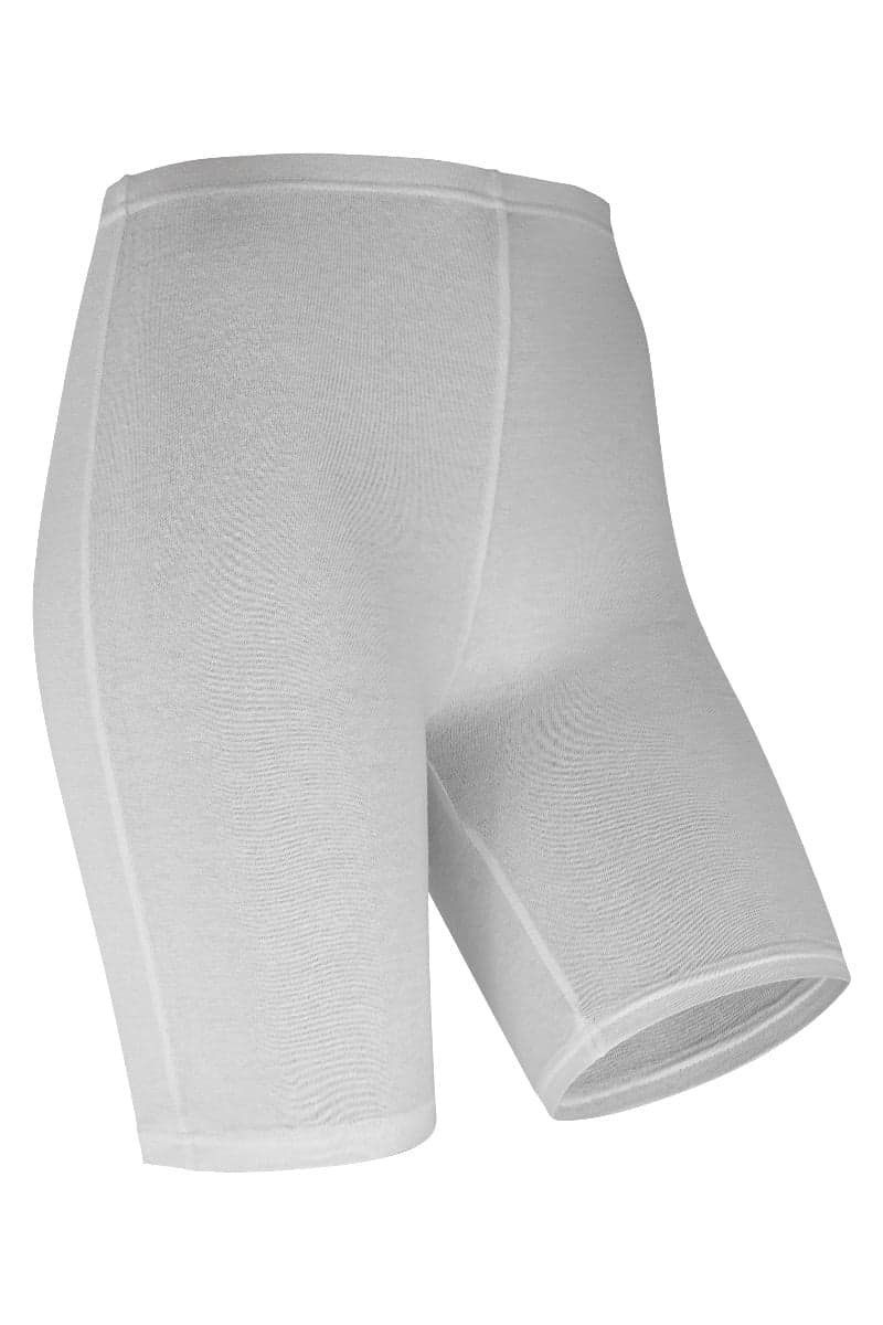 Kurze Leggings Aus Baumwolle – Weiß – L-Xl