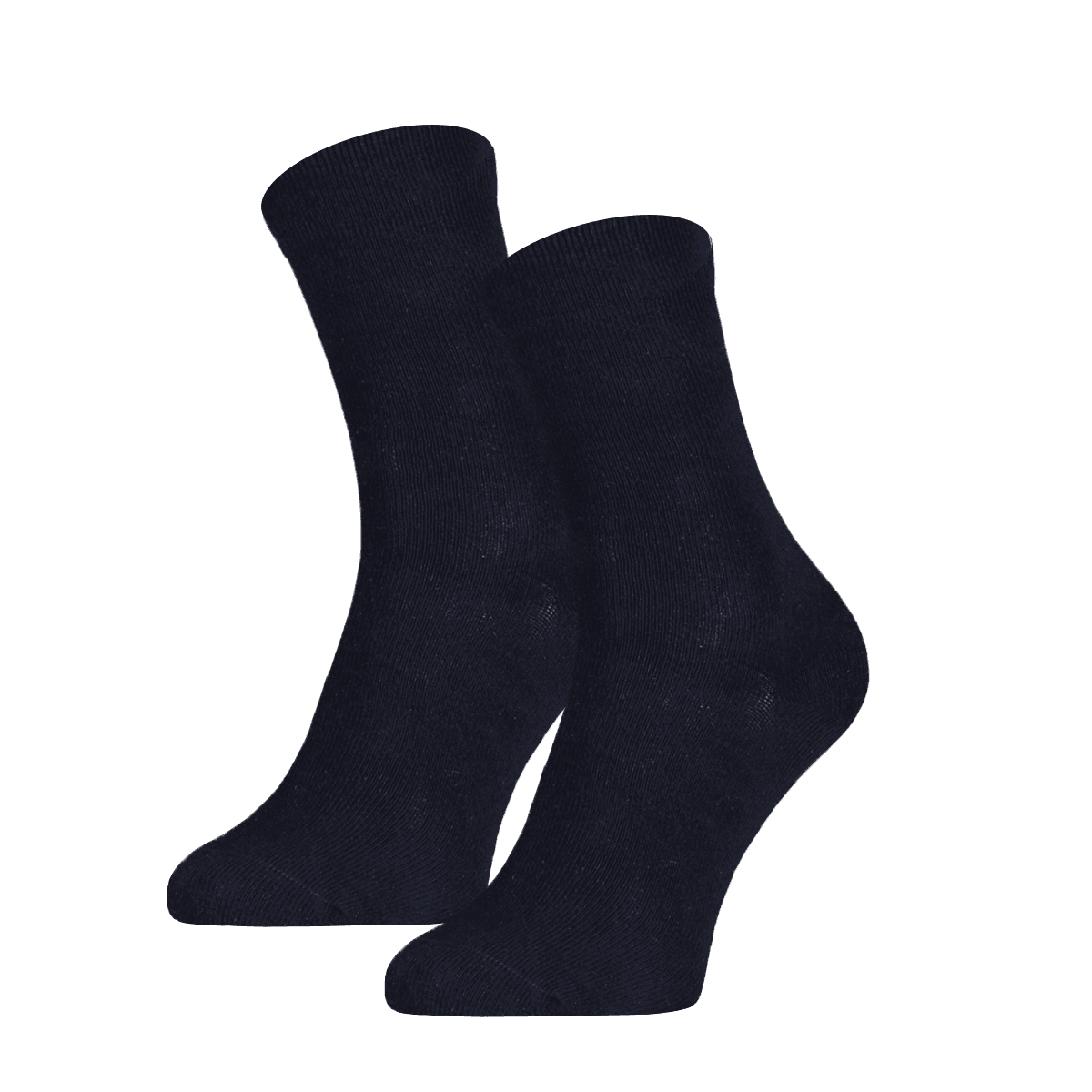 Baumwollkindersocken Einfarbig – Marine – 19-22