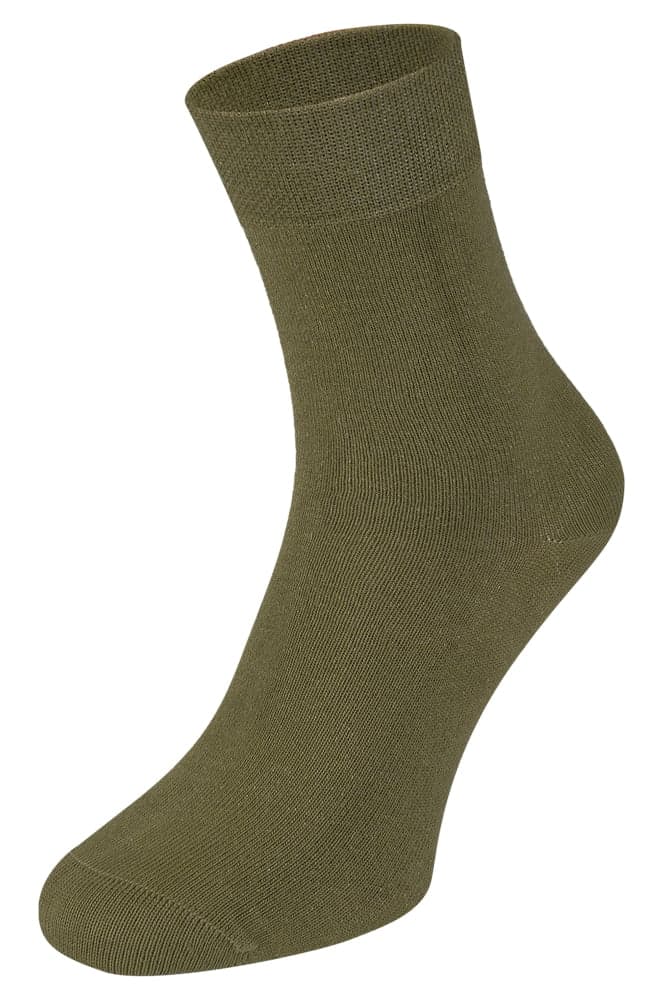 Baumwollsocken – Olive – 39-42