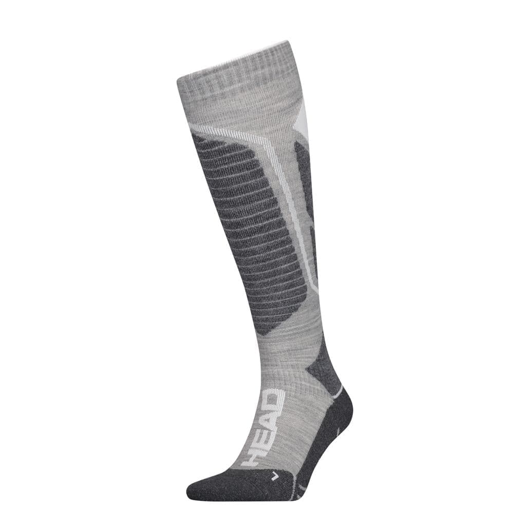 Skisocken Performance Kniestrumpf – Grau – 35-38