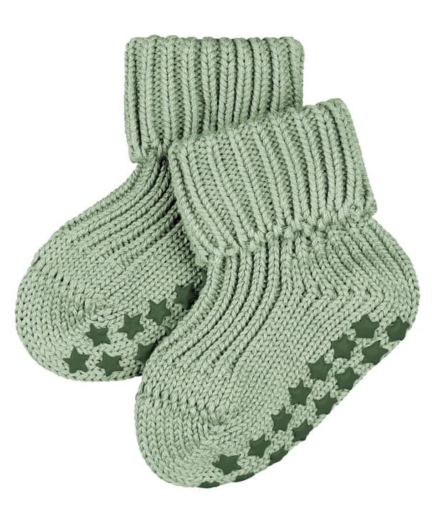 Catspads Baumwollbabysocken – Hellgrün – 74-80