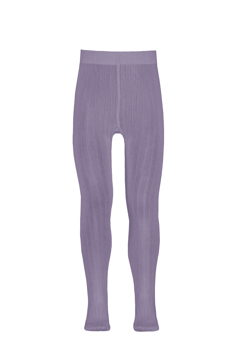 Ripp-Kinderstrumpfhose Aus Baumwolle – Traube – 92-98