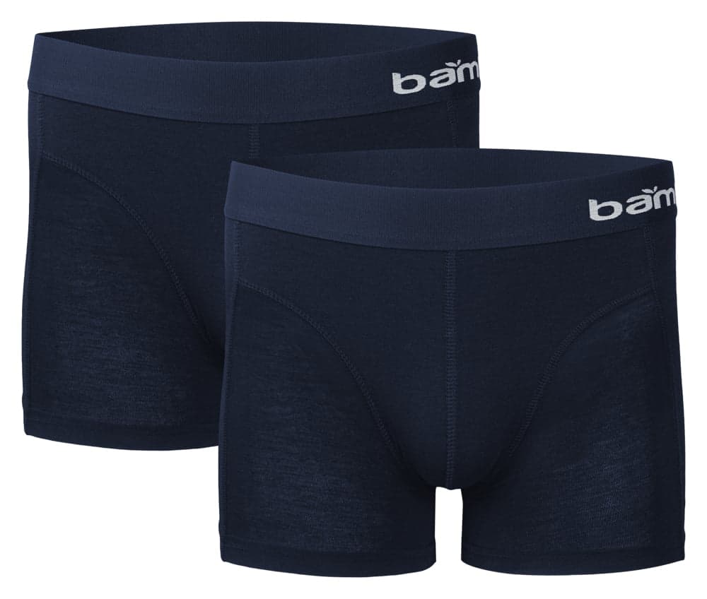 Bamboo-Boxershorts – Marineblau – M