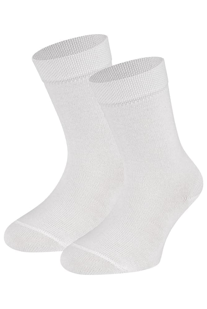 Baumwollkindersocken – Weiß – 23-26