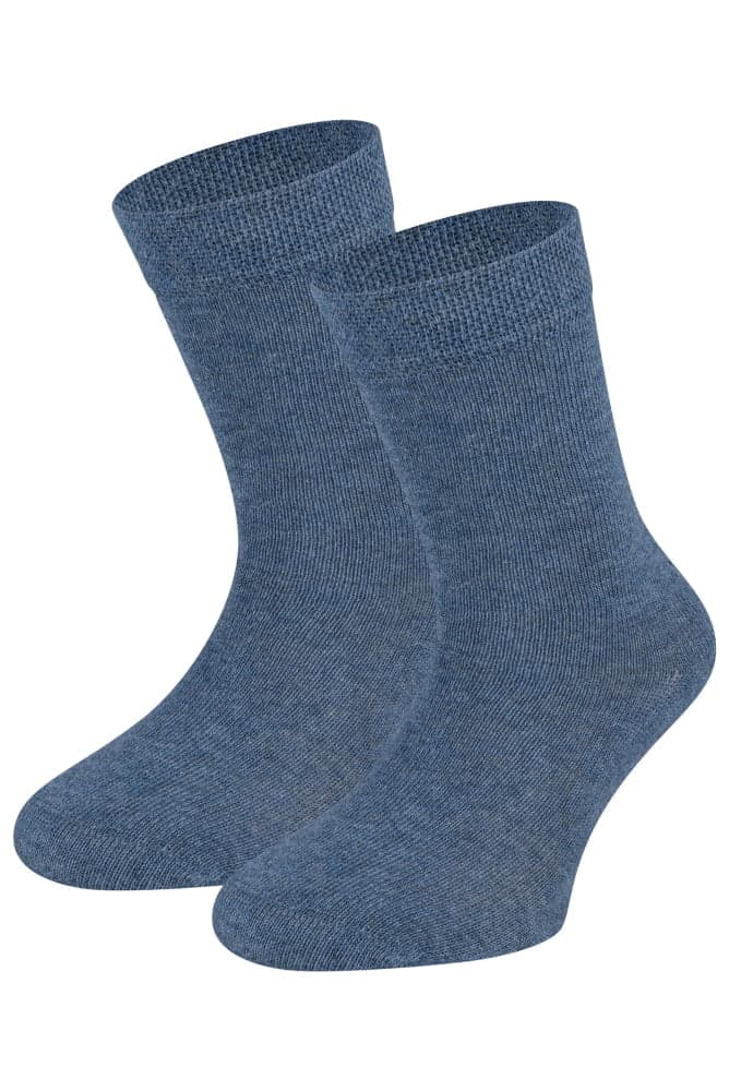 Baumwollkindersocken – Jeansmélange – 23-26