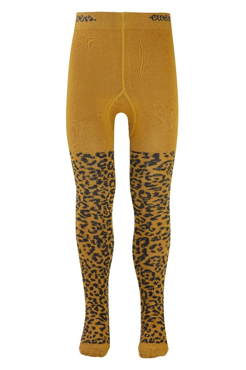Baumwoll-Kinderstrumpfhose Mit Leopardenmuster – 68