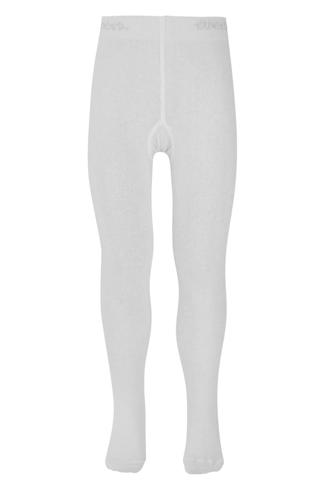 Kinderstrumpfhose Aus Baumwolle – Weiß – 98-104