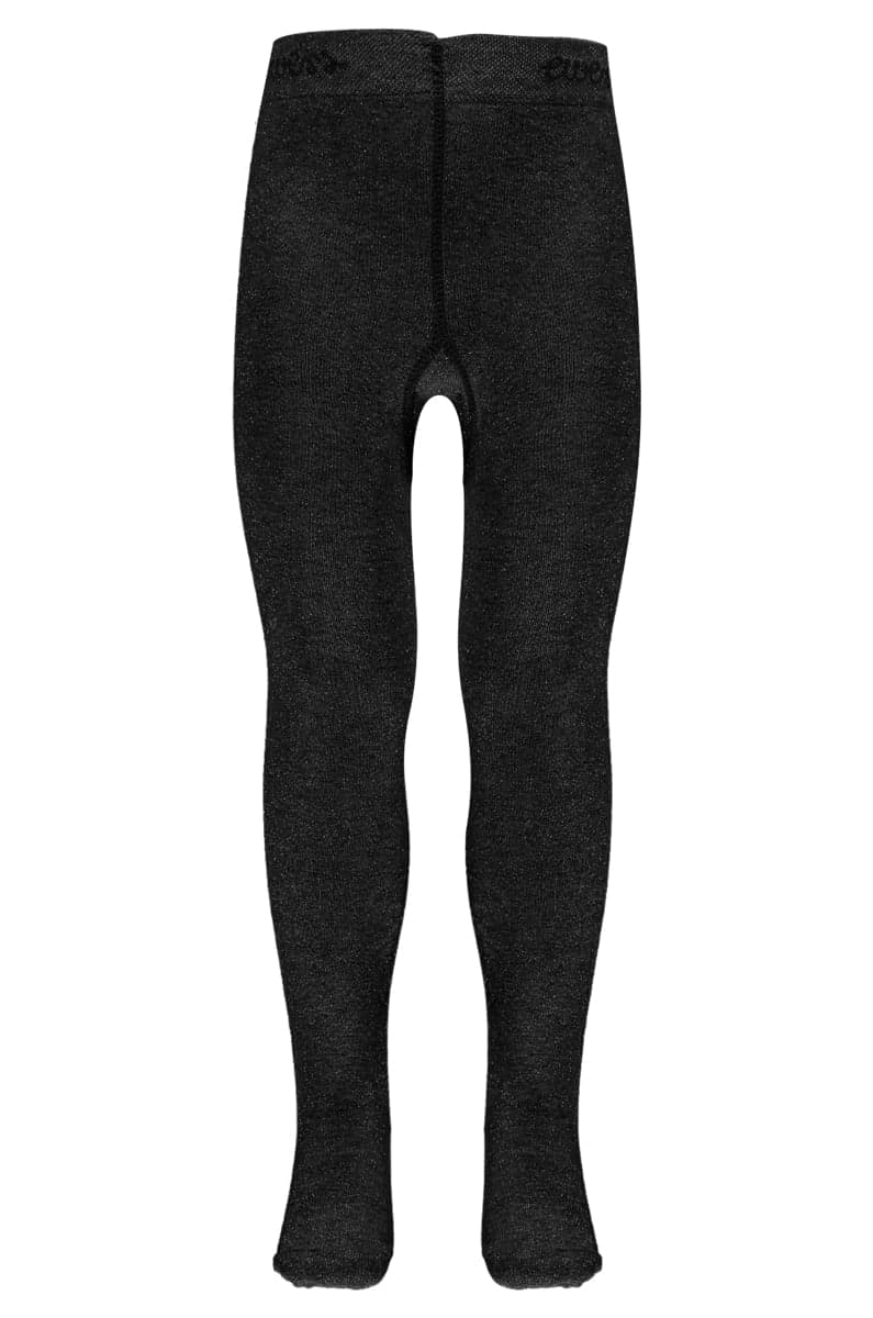Ewers Kinderstrumpfhose Mit Glitzer – Schwarz Silber – 98-104