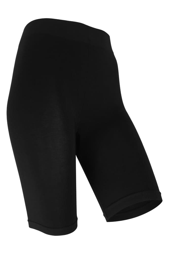 Nahtlose Kurze Leggings Mit Komfortbund – Schwarz – Xxl