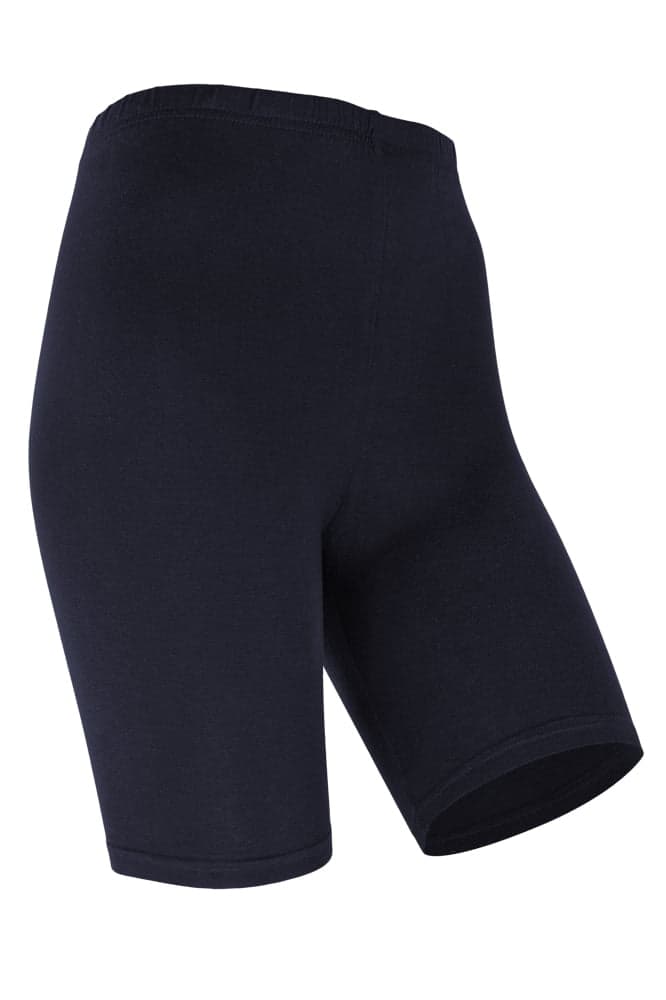 Damen Short Leggings Aus Baumwolle – Marine – S-M