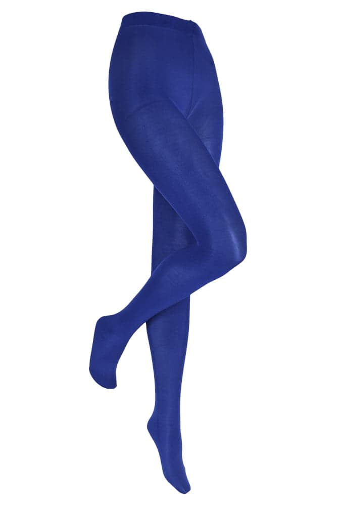 60 Denier Strumpfhose Aus Mikrofaser – Kobalt – Xxl