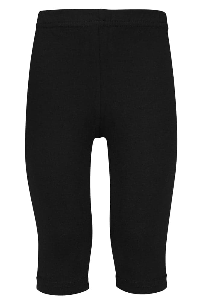 Capri Kinderleggings Aus Baumwolle – Schwarz – 92-98