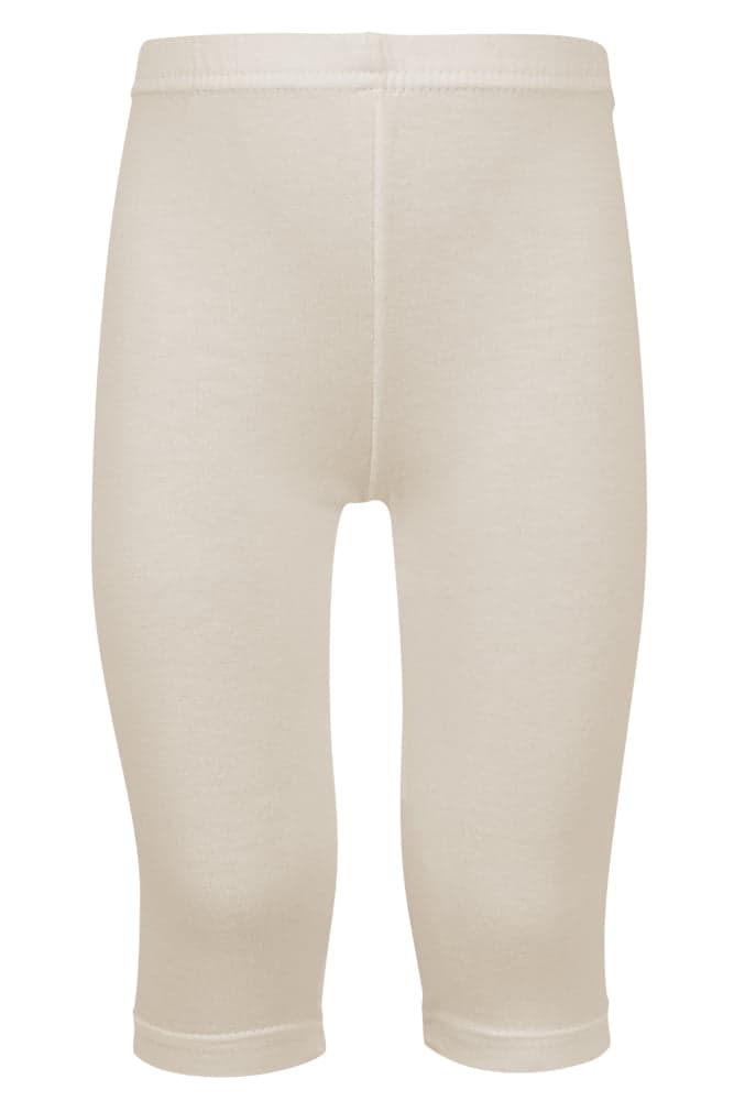 Capri Kinderleggings Aus Baumwolle – Ecru – 116-122