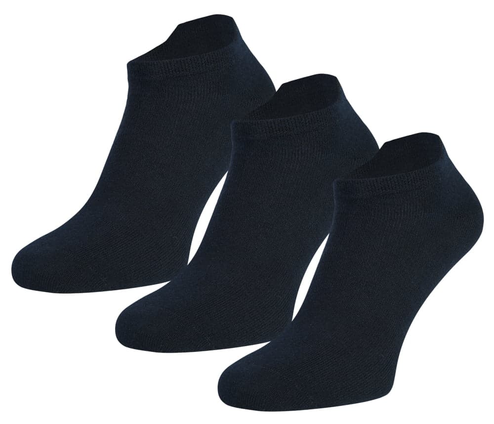 Teckel Sneakersocken 3er-Pack – Marine – 23-26