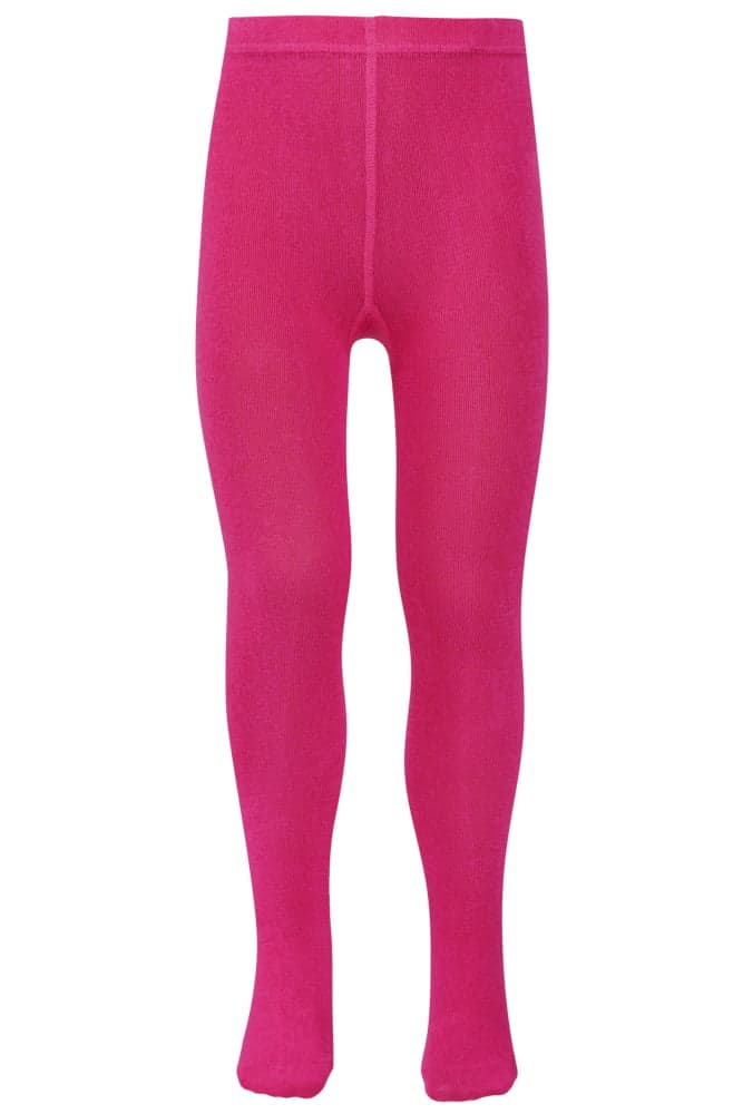 Kinderstrumpfhose Aus Baumwolle – Fuchsia – 122-128
