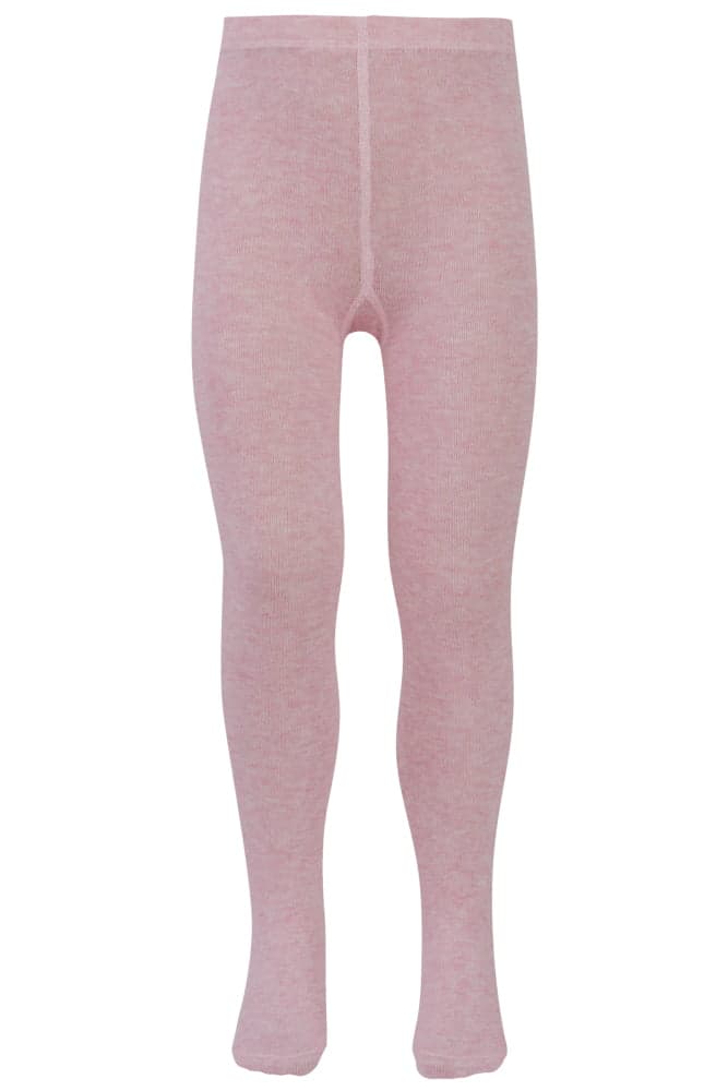 Kinderstrumpfhose Aus Baumwolle – Rosé Melange – 134-146