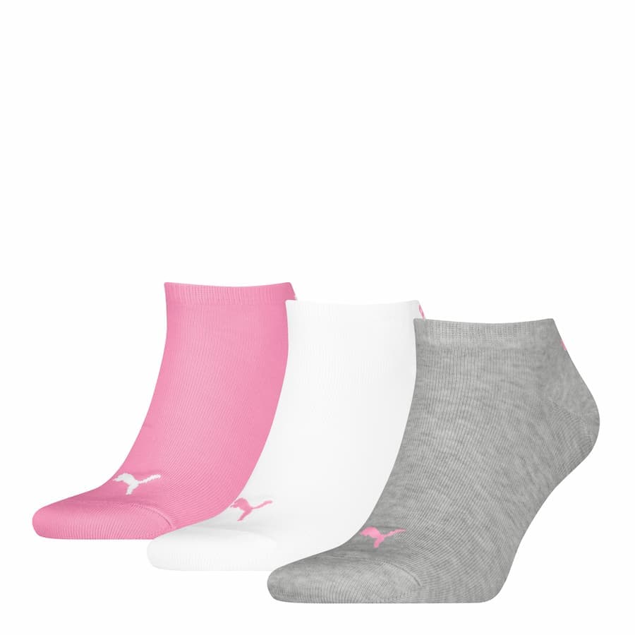 Unisex Sneaker Schlicht 3er-Pack – Pink Mel. – 35-38