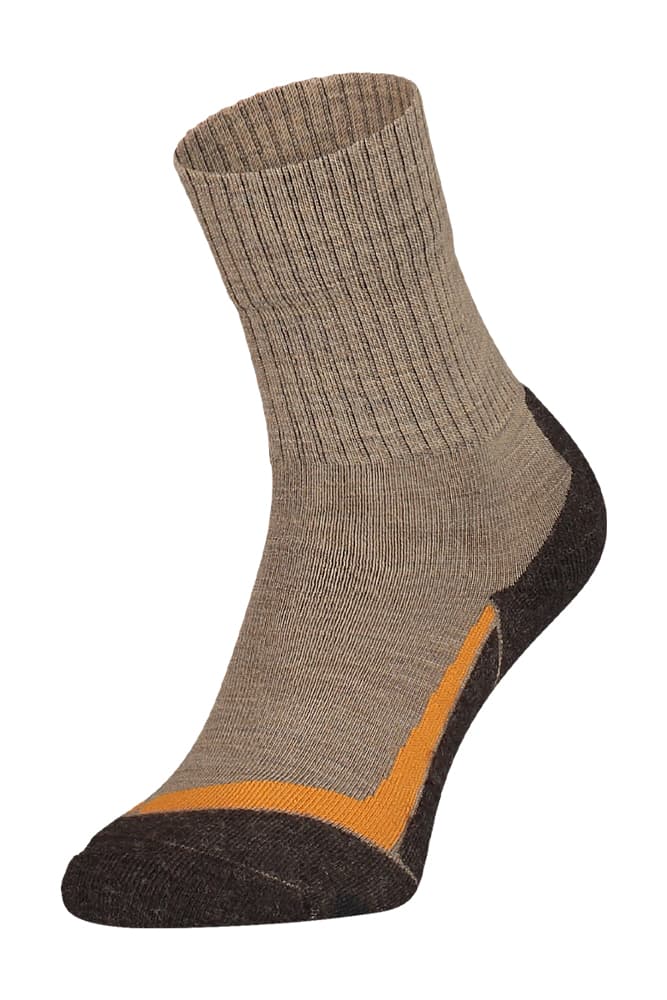 S12 Merino-Woll-Wandersocken – Beige – 39-42