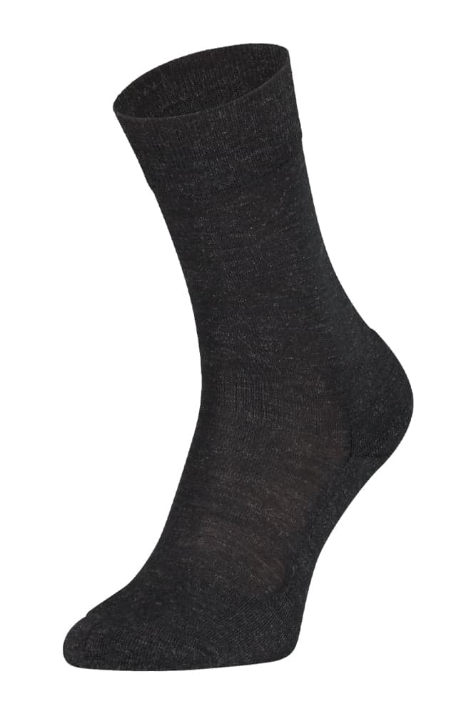 S13 Vip Dünne Merinowollsocken Mit Frotteesohle – Anthrazit – 43-45