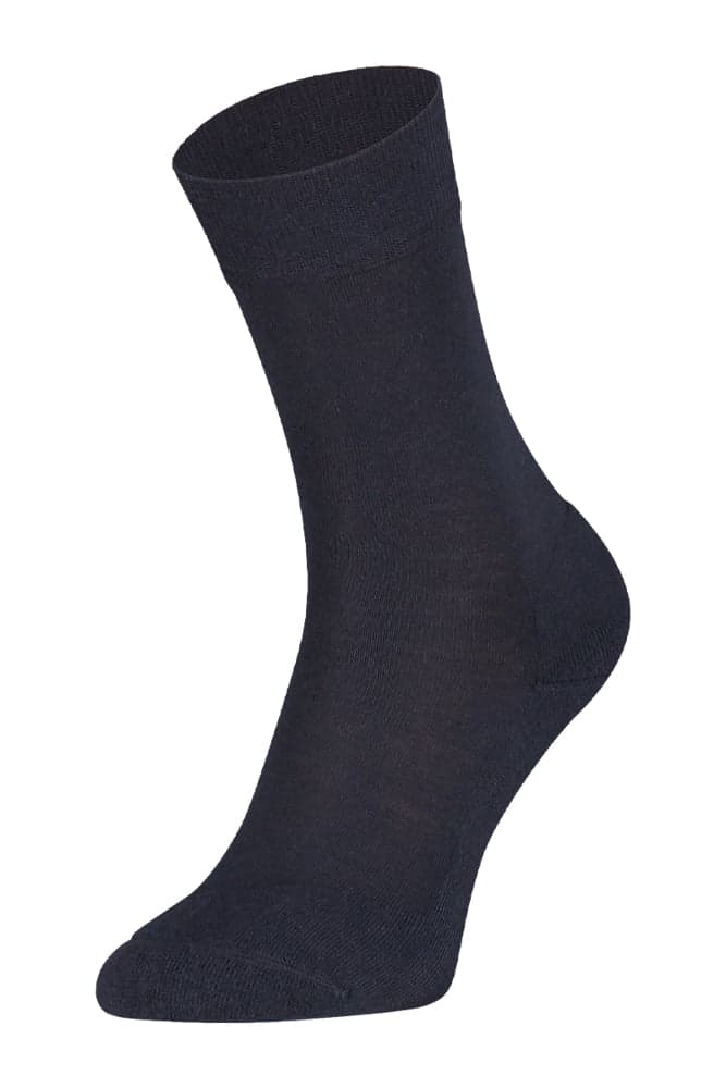 S13 Vip Dünne Merinowollsocken Mit Frotteesohle – Marine – 35-38