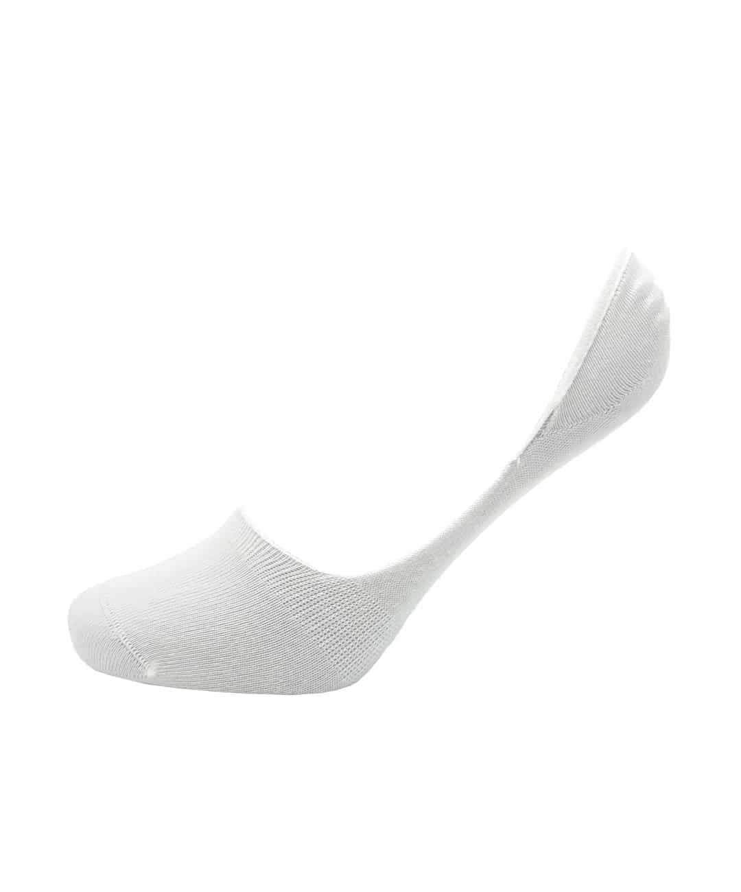Unsichtbare Fußlinge Aus Tencel – Weiß – 39-42