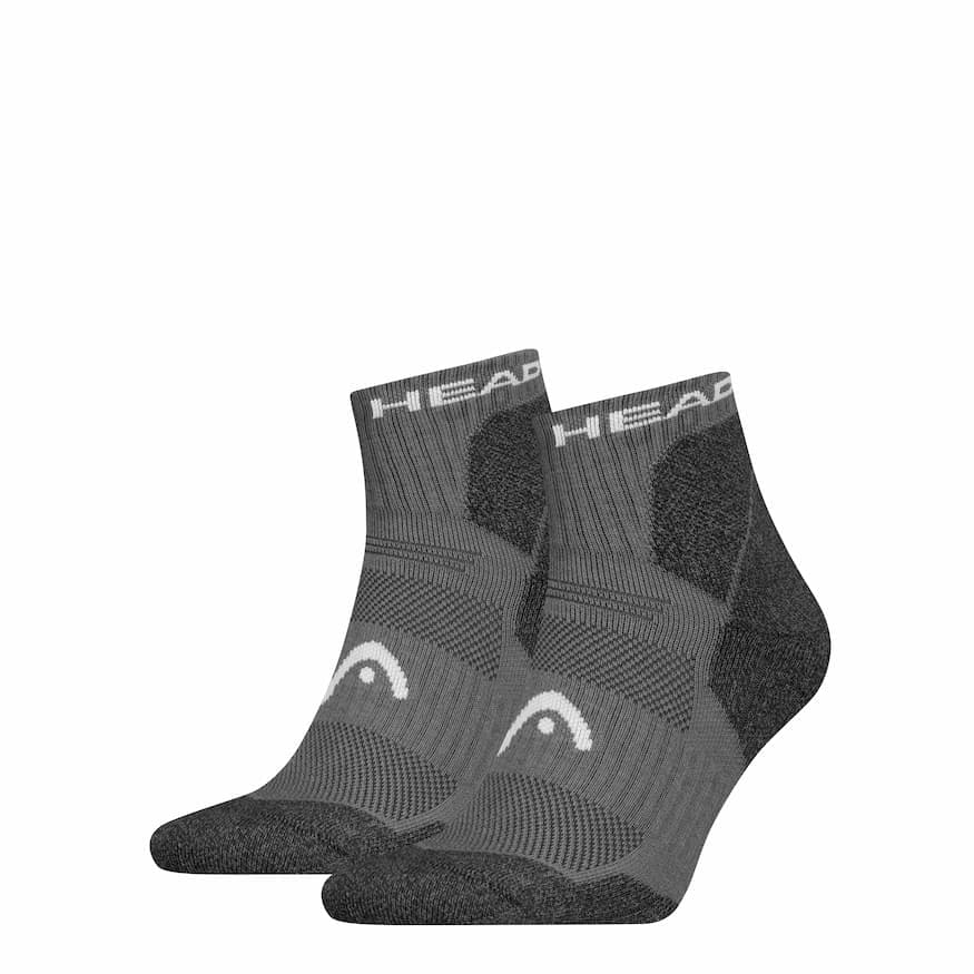 Unisex Wandersocken 2er-Pack – Grau – 35-38