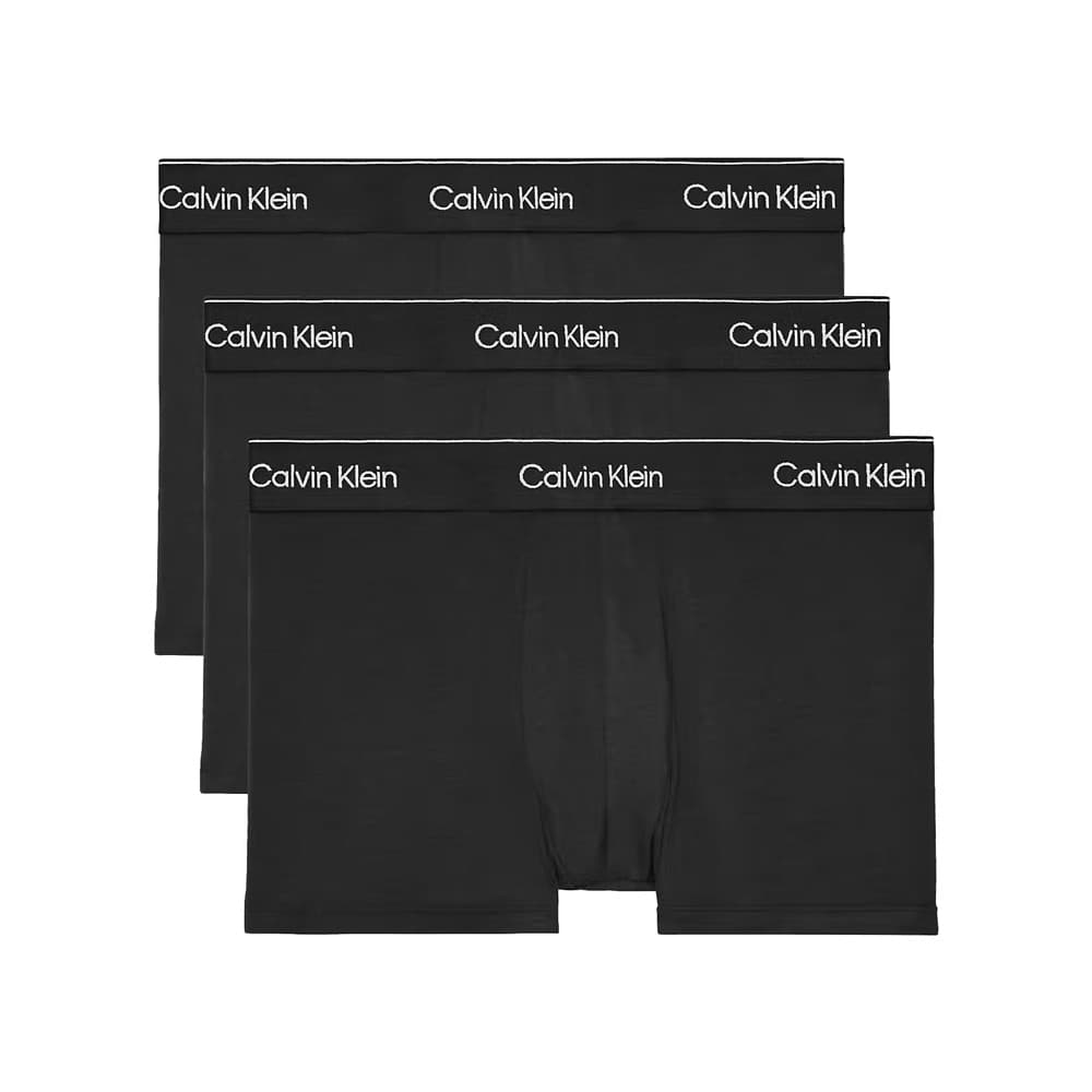 Herren Boxershorts Icon Set Von 3 – Schwarz Schwarz – 2xl