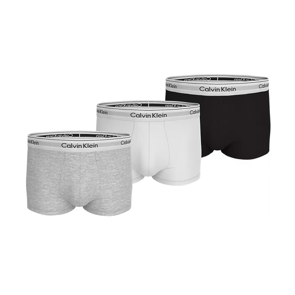 Herren Boxershorts Icon Set Von 3 – Weiß Grau Schwarz – M