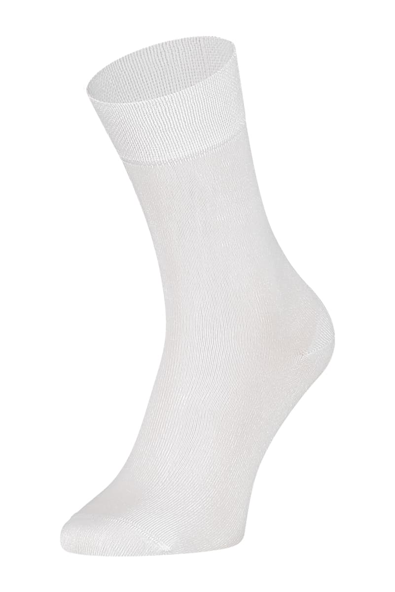 Bambus Hohe Socken – Weiß – 35-38