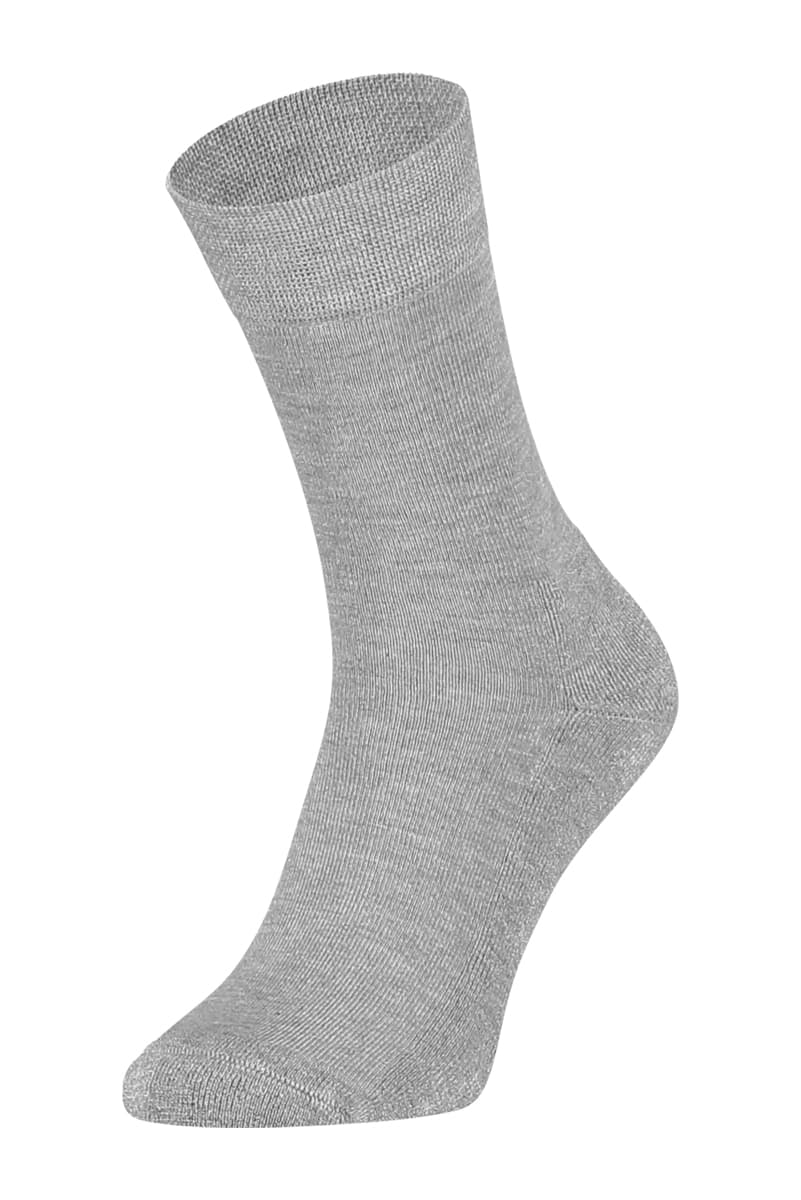 Bambus Hohe Socken Mit Frottee-Sohle – Grau – 35-38