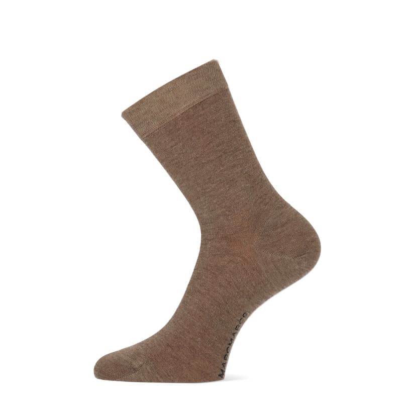 Feine Damensocken Mit Kaschmir – Camel – 39-42