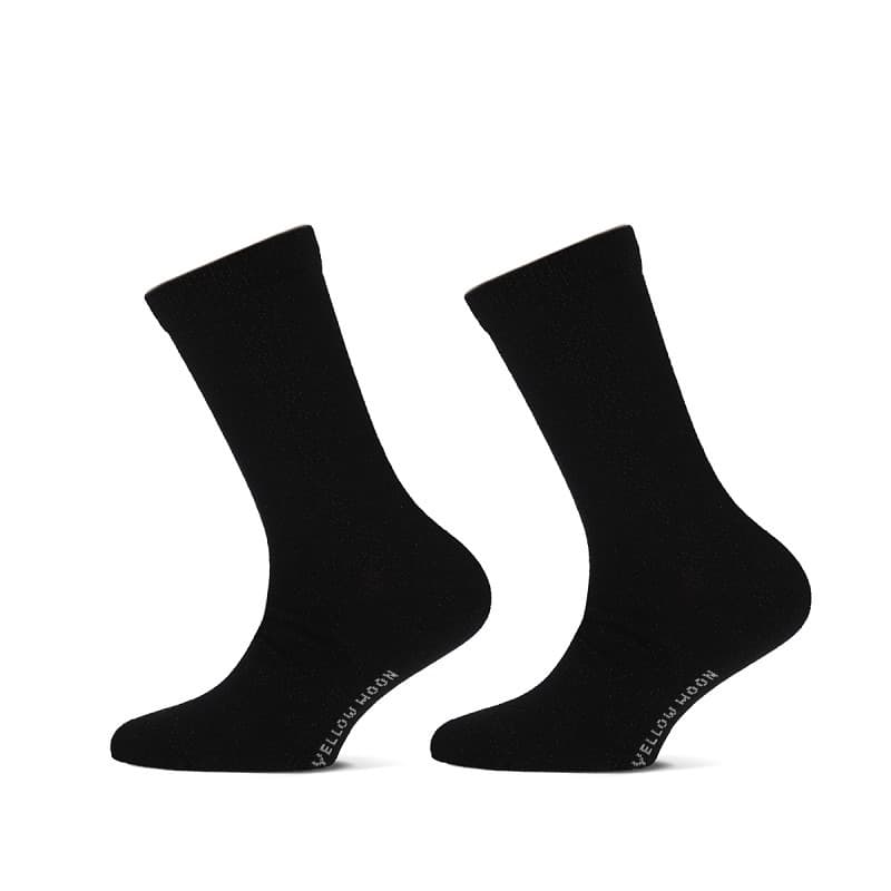 Mädchen Socken Glitzer 2-Paar - Schwarz - 39-42