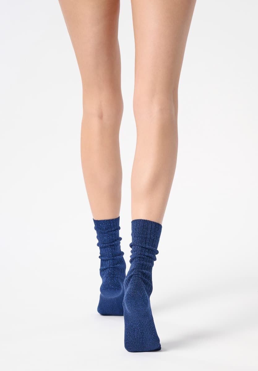 Diamonds Rib - Socken - Marine