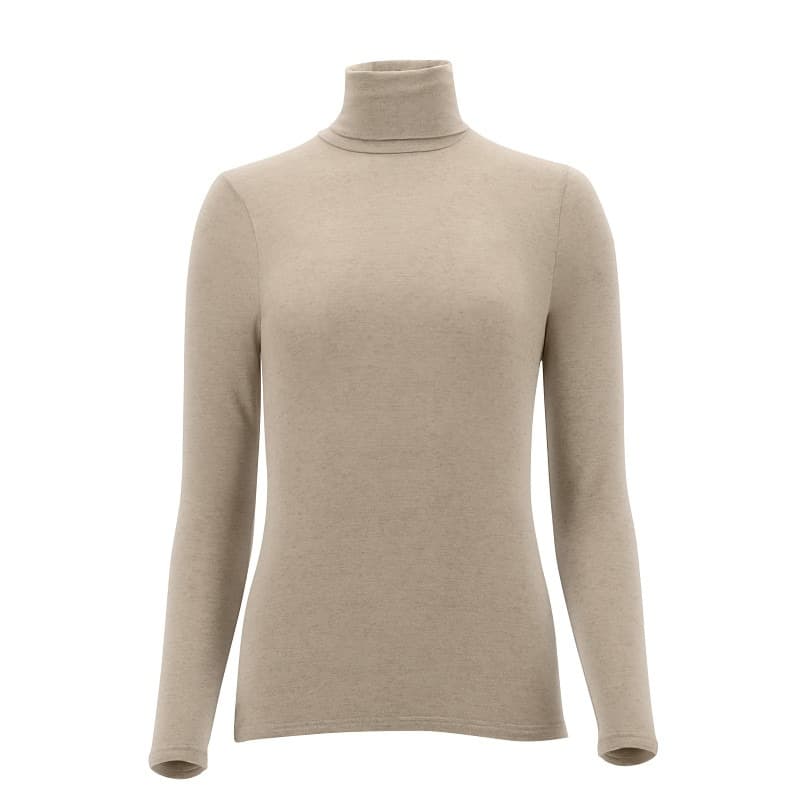 Perfect Line Cashmere - Rollkragen Mit Langen Ärmeln - M - Beige