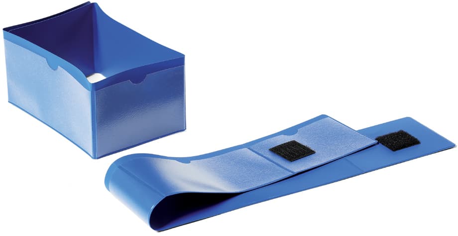 Durable Palettenfußbanderole, 145 X 65 Mm, Blau