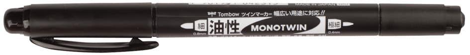 Tombow Doppel-Fineliner Mono Twin, Schwarz