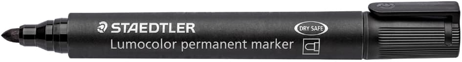 Staedtler Lumocolor Permanent-Marker 352, Schwarz
