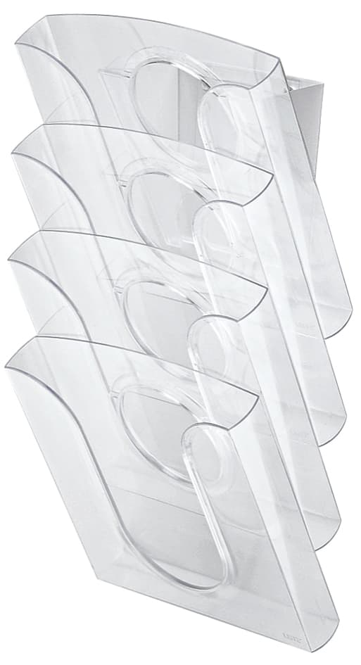 Leitz Tisch-/Wandprospekthalter Presenter Set, Glasklar