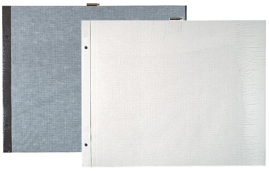 Exacompta Schraubalbum-Einlagen, 360 X 285 Mm, Schwarz