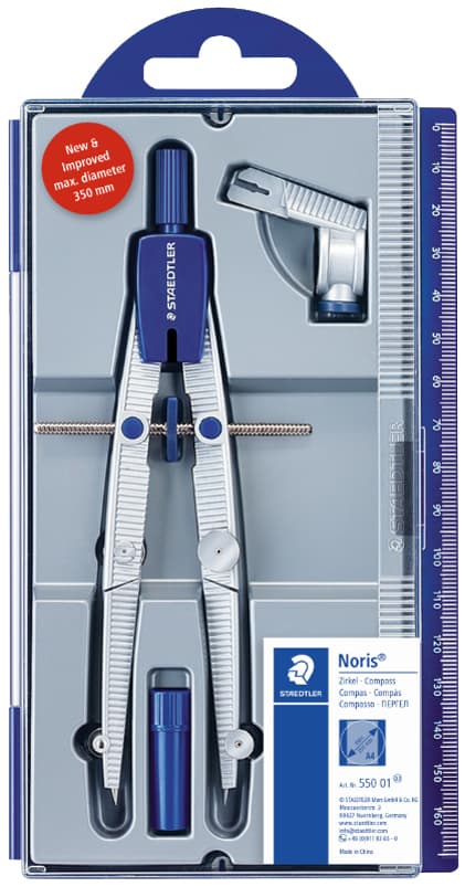 Staedtler Schulzirkel Noris 550 01, Länge: 156 Mm
