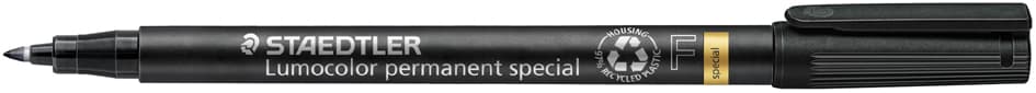 Staedtler Lumocolor Permanent-Marker Special 319f, Schwarz