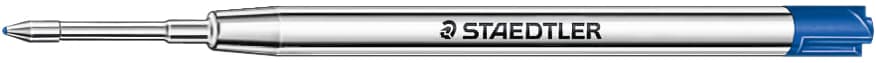 Staedtler Kugelschreiber-Großraummine Refill 458, M, Blau