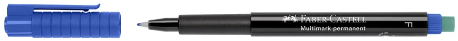 Faber-Castell Permanent-Marker Multimark F, Blau