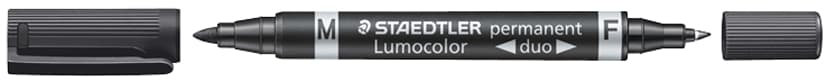 Staedtler Lumocolor Permanent-Marker Duo, Schwarz