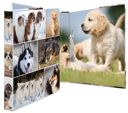 Herma Ringbuch , Animals, - Hunde, Din A4, 2-Ring-Mechanik